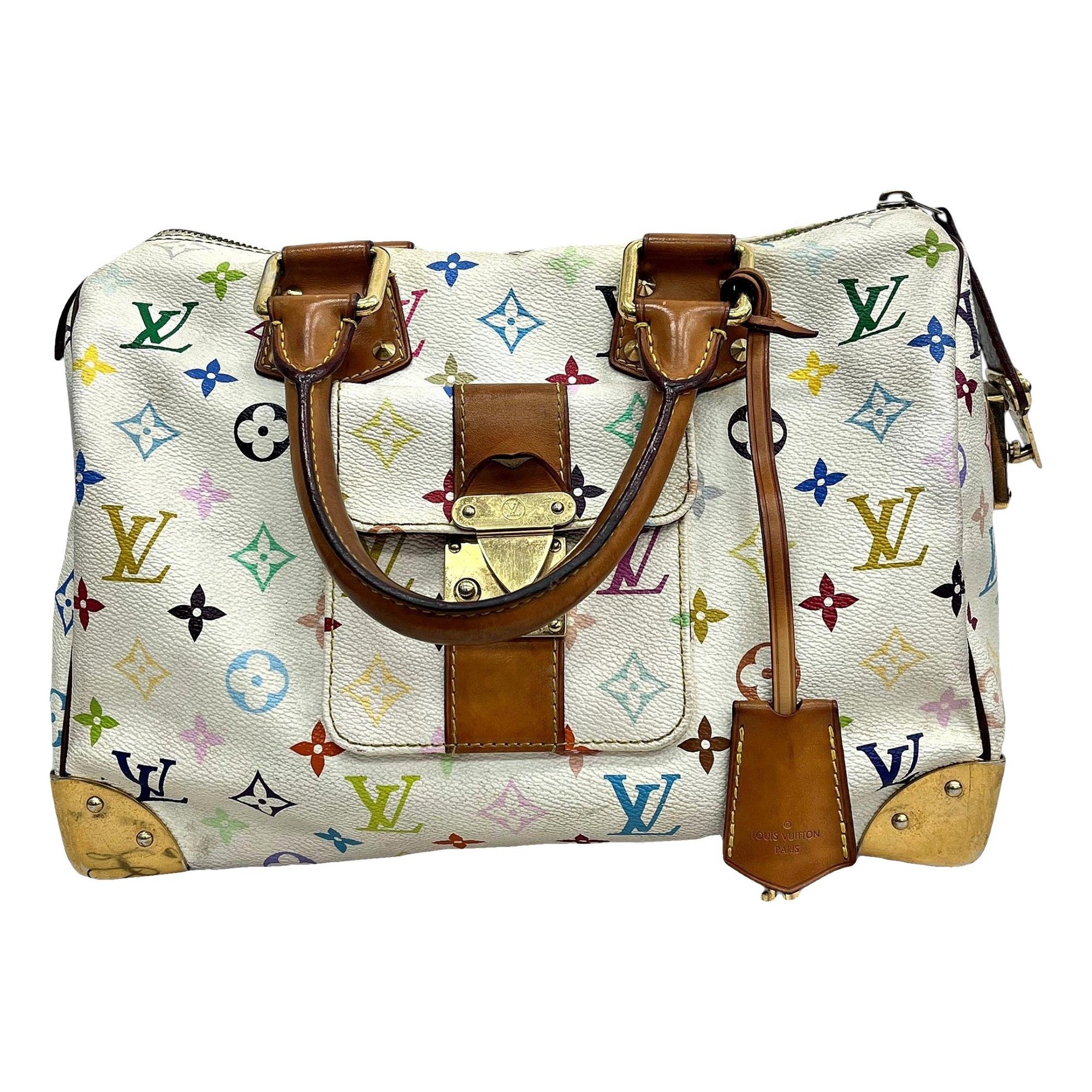 Speedy leather handbag