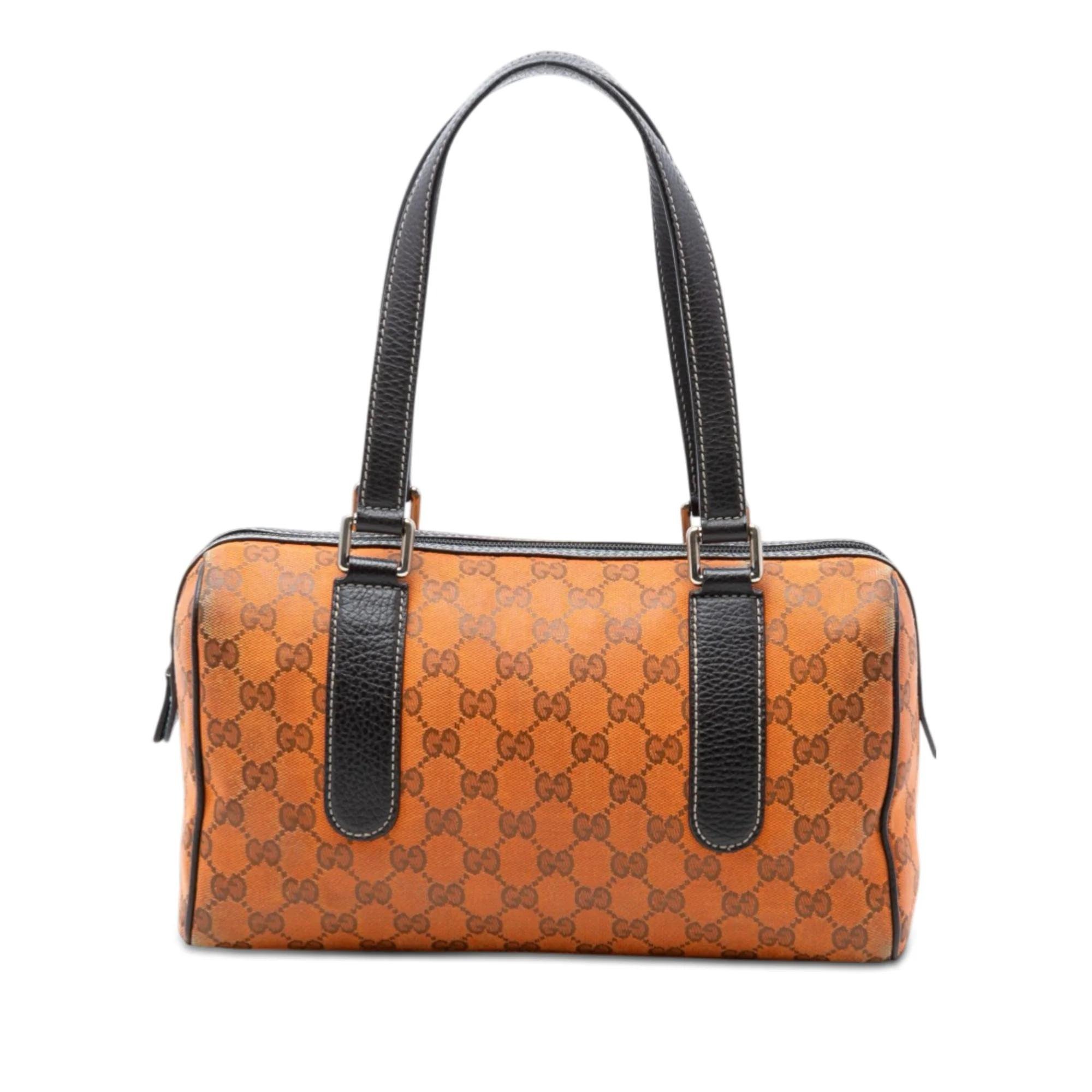 Boston leather bag