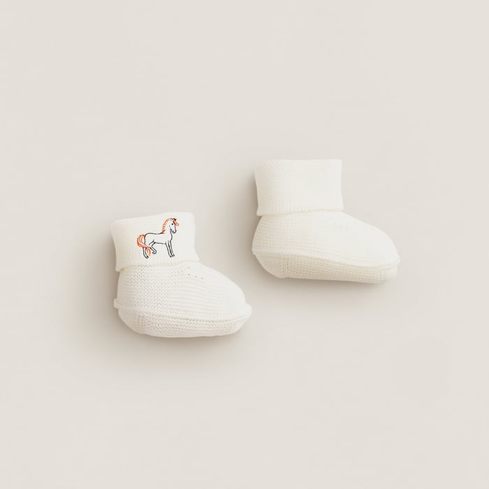 Blanc Crème Cabriole Socks