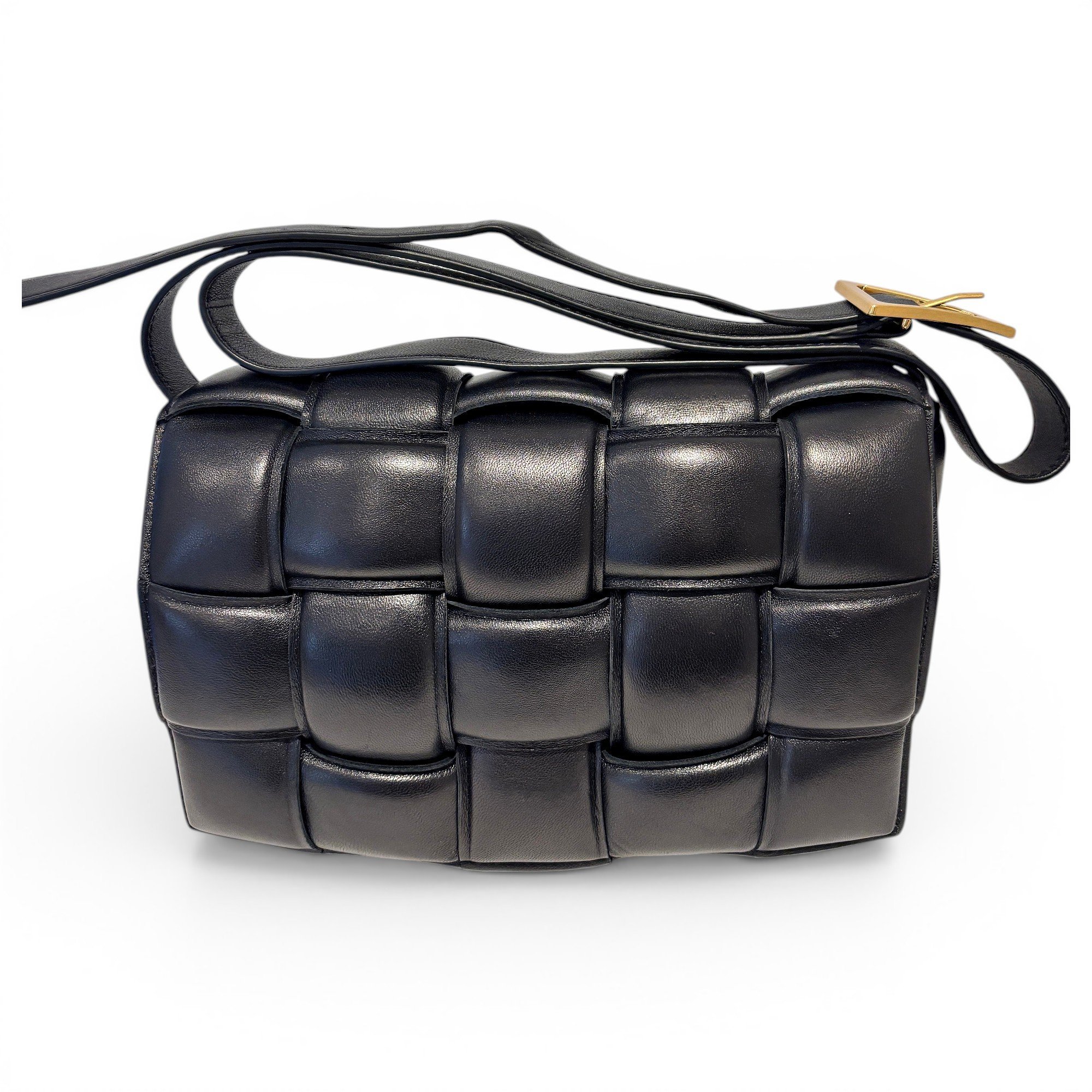 Cassette Padded leather handbag