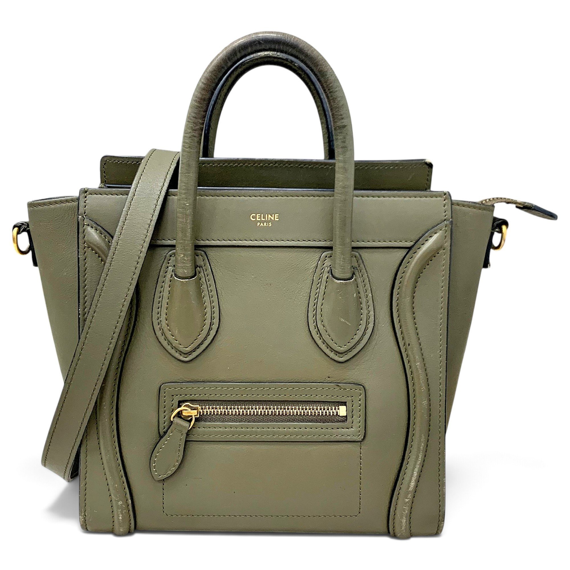 Nano Luggage leather handbag