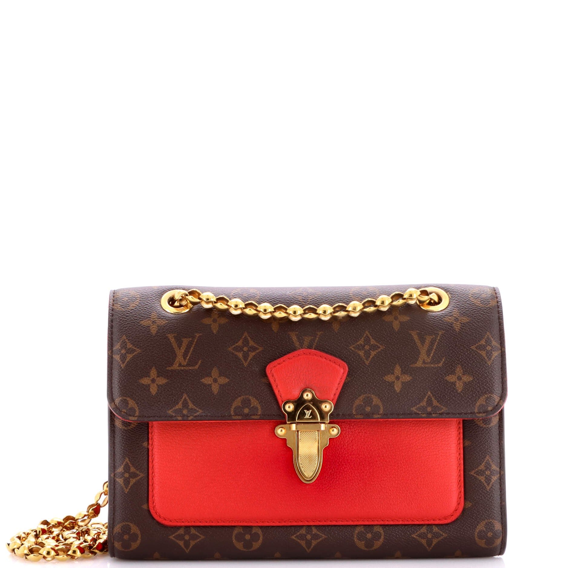 Louis Vuitton Victoire Handbag Monogram Canvas and Leather