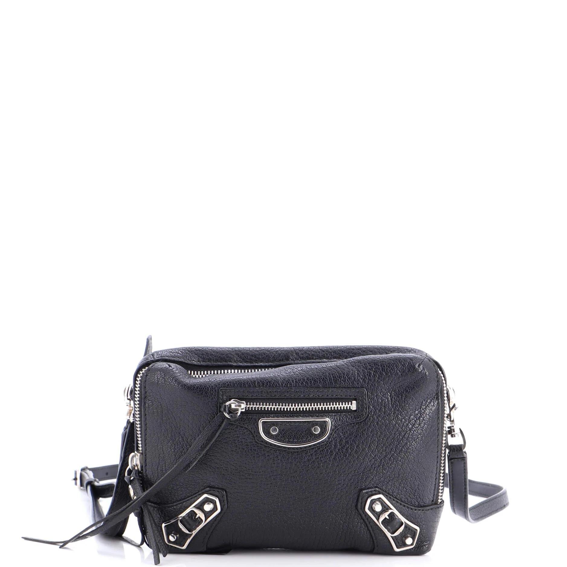Leather crossbody bag