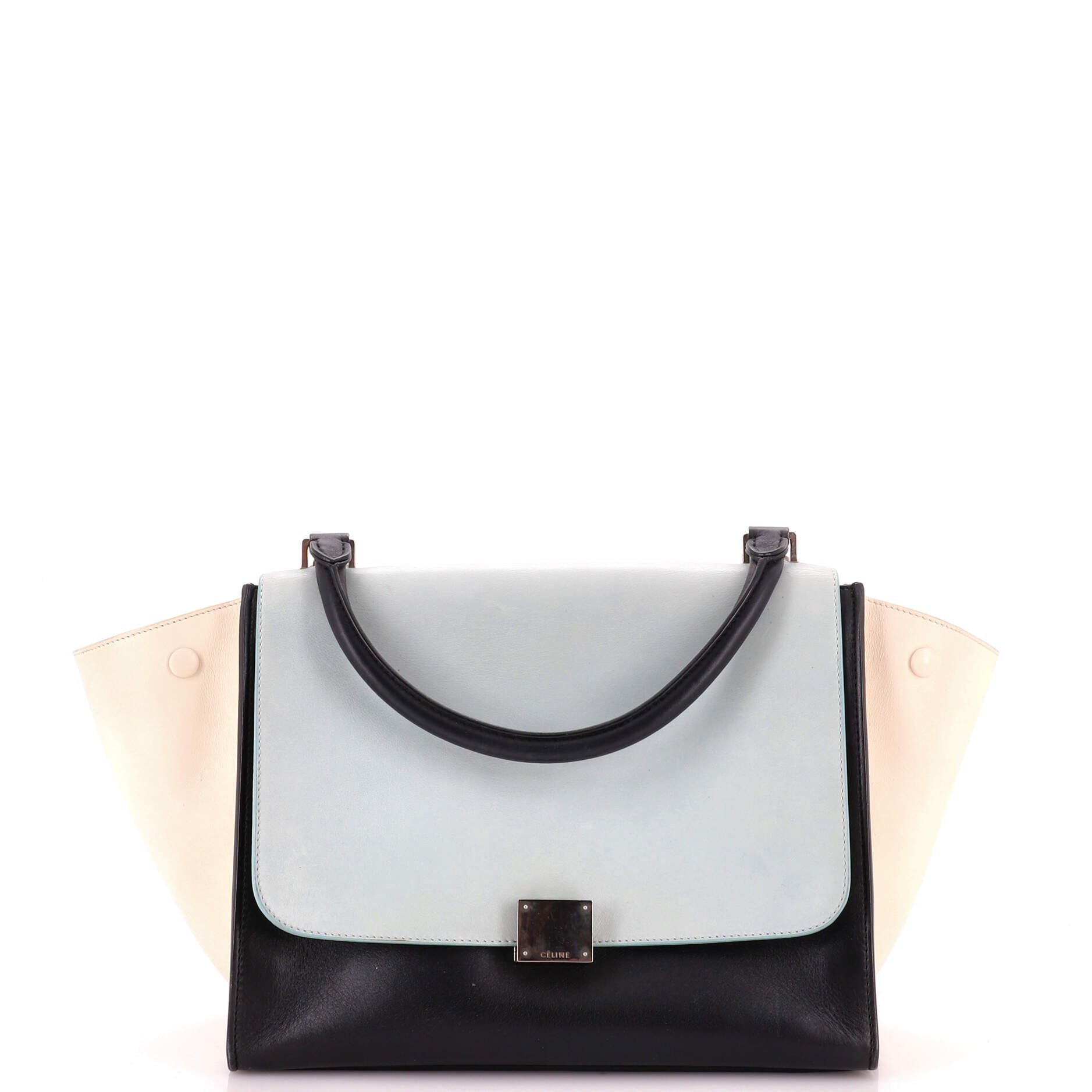 Tricolor Trapeze Bag Leather Medium