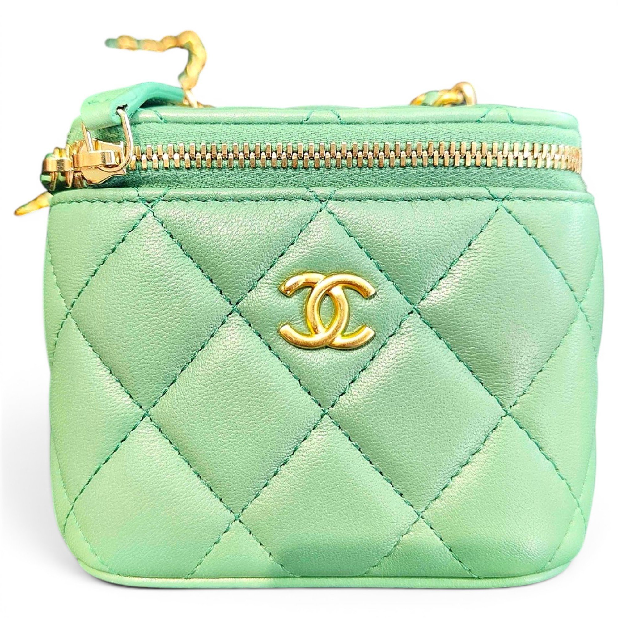 Vanity leather mini bag