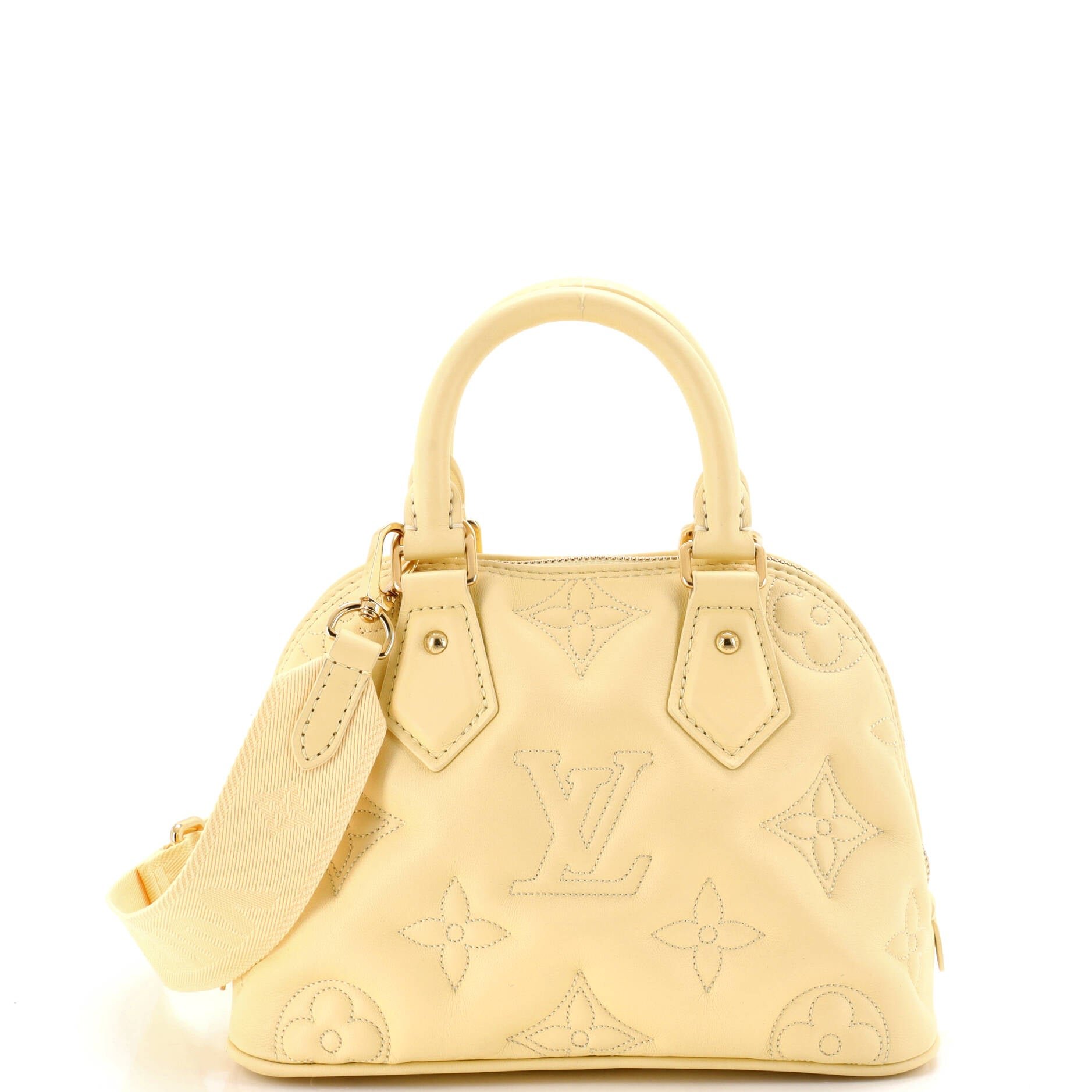 Alma Handbag Bubblegram Leather BB