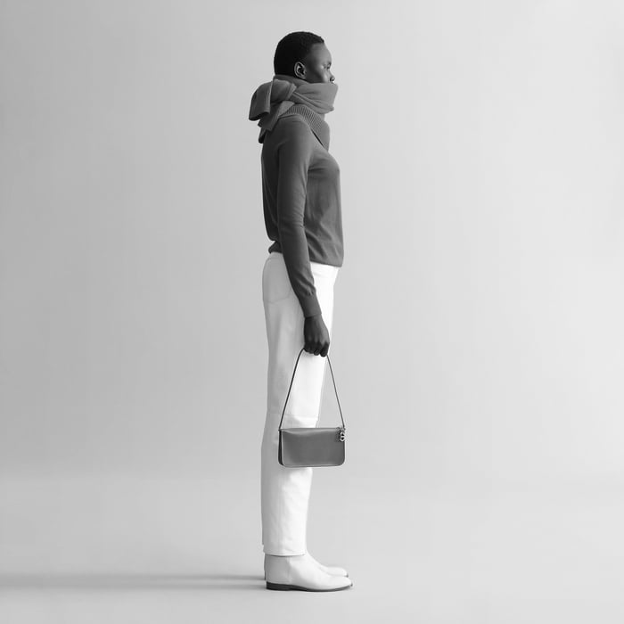 Gris Misty Zipengo Chaine d'Ancre to Go Pouch
