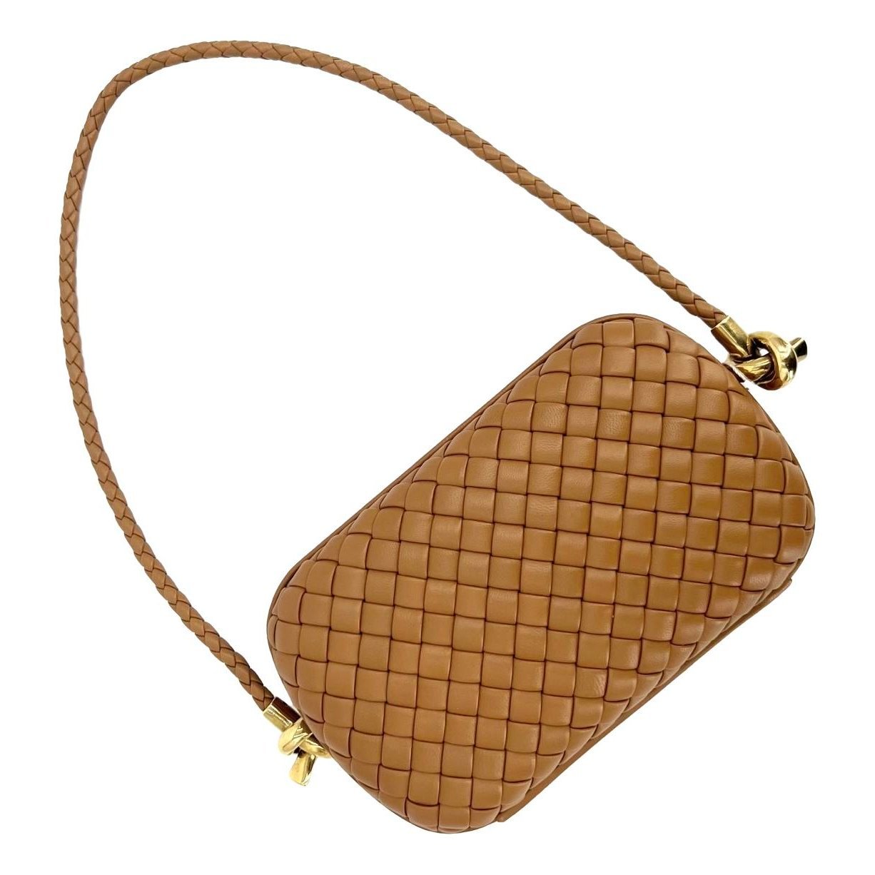 Knot leather handbag