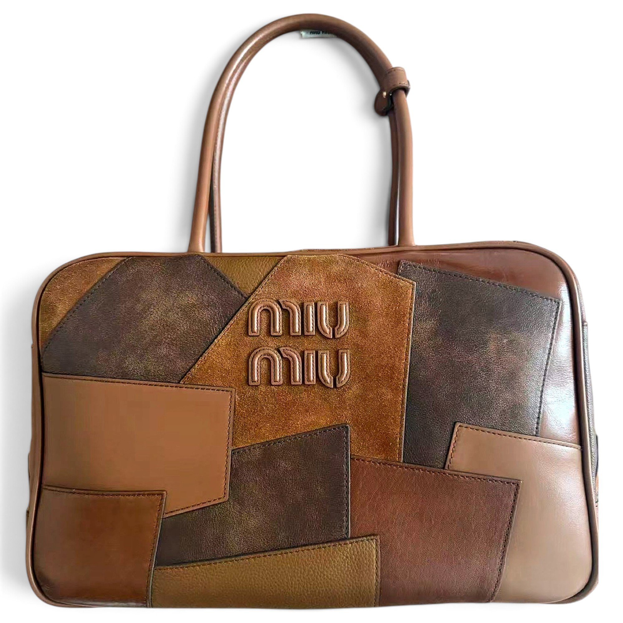 Beau leather handbag
