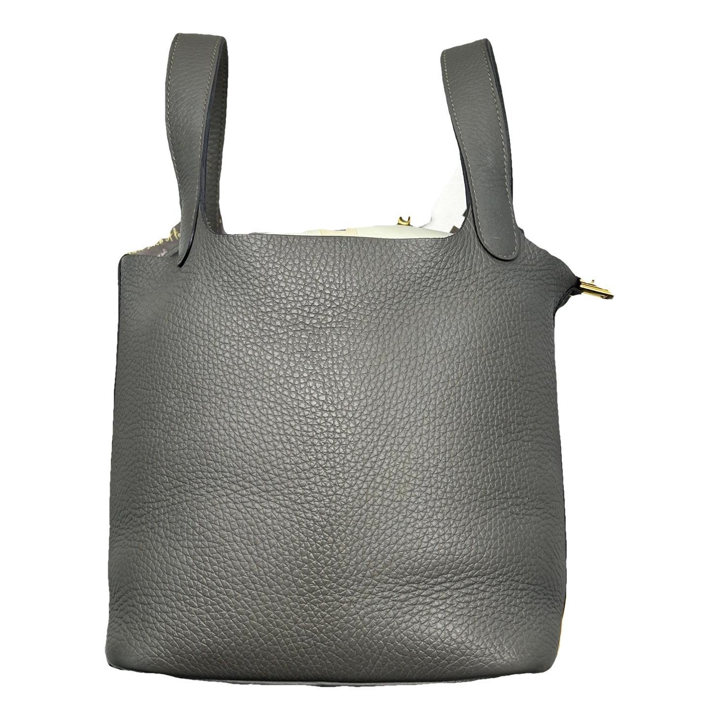 Picotin leather handbag
