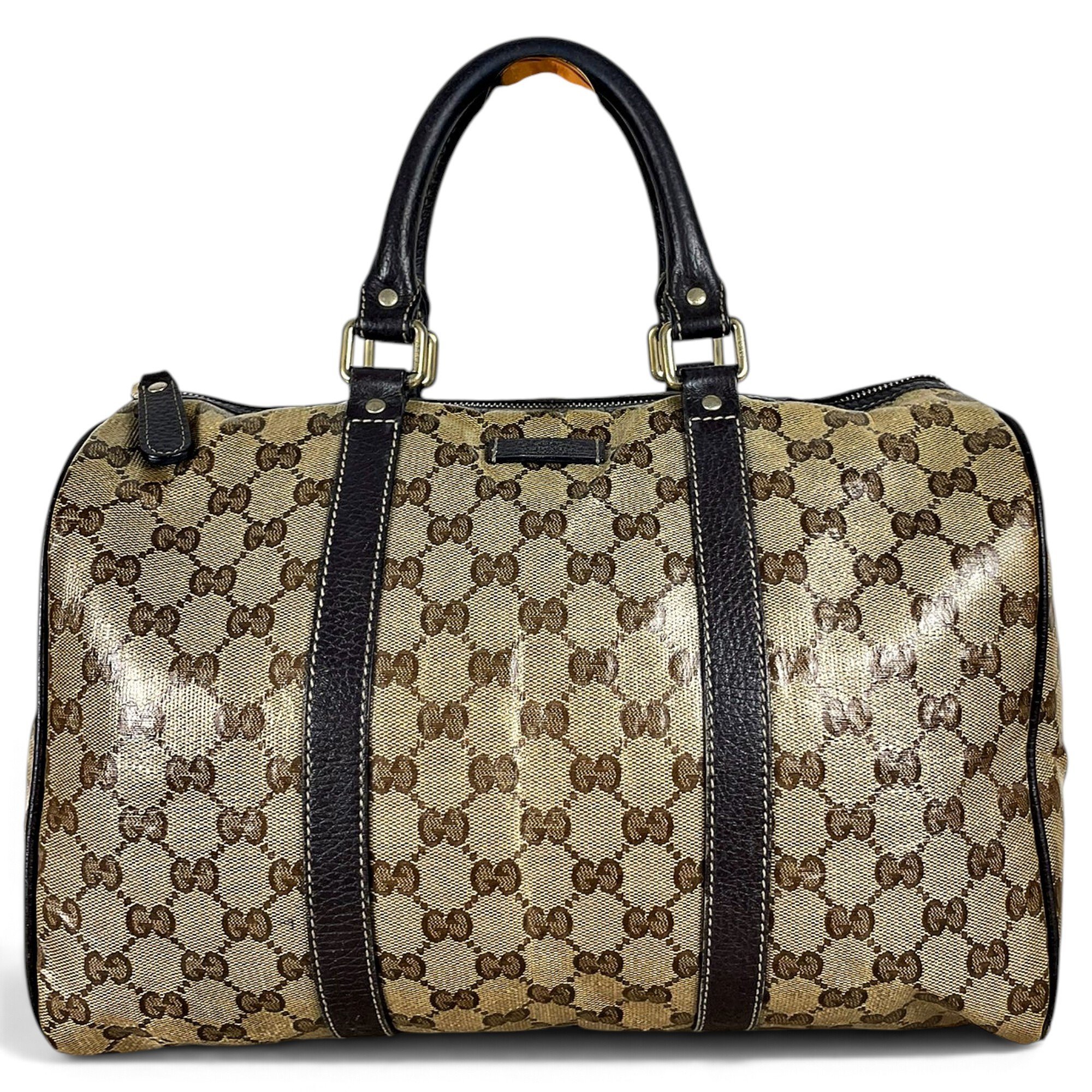 Boston leather handbag