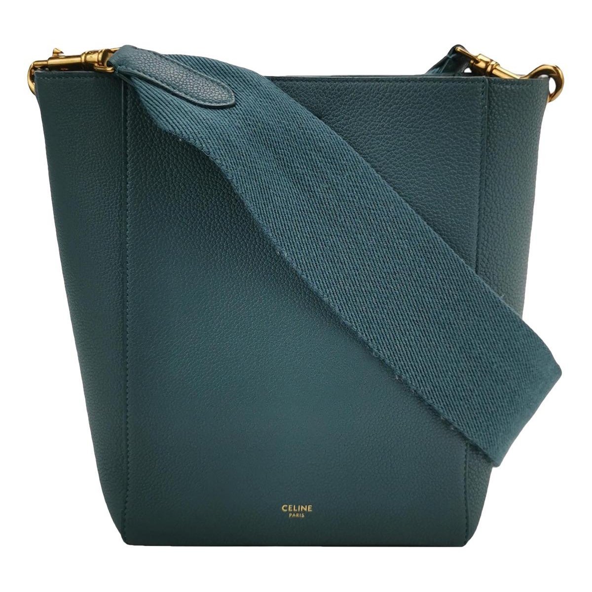 Seau Sangle leather handbag