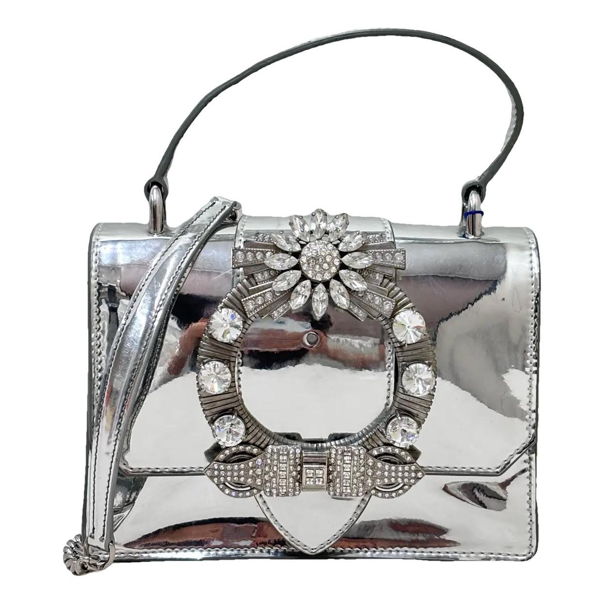 Miu Lady patent leather crossbody bag