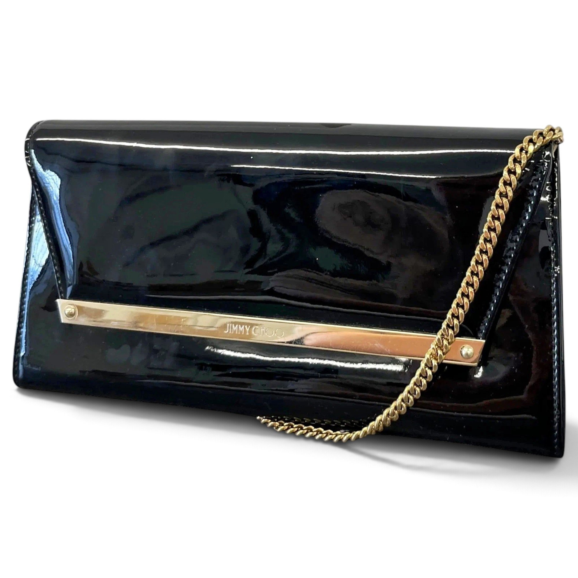 Patent leather handbag