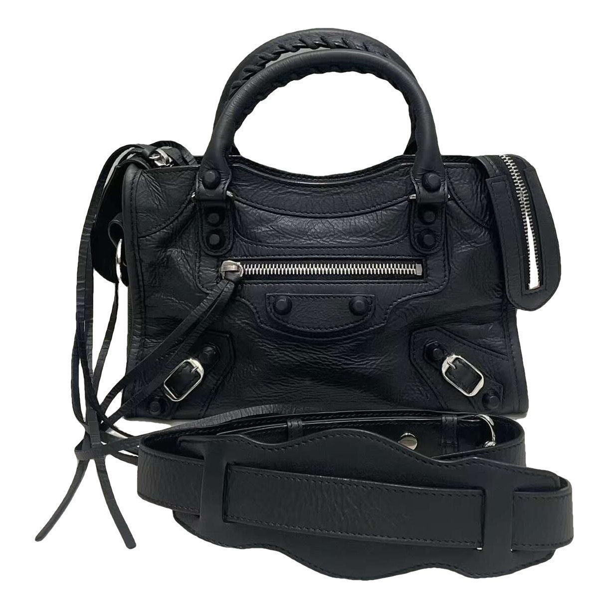 Classic Metalic leather handbag