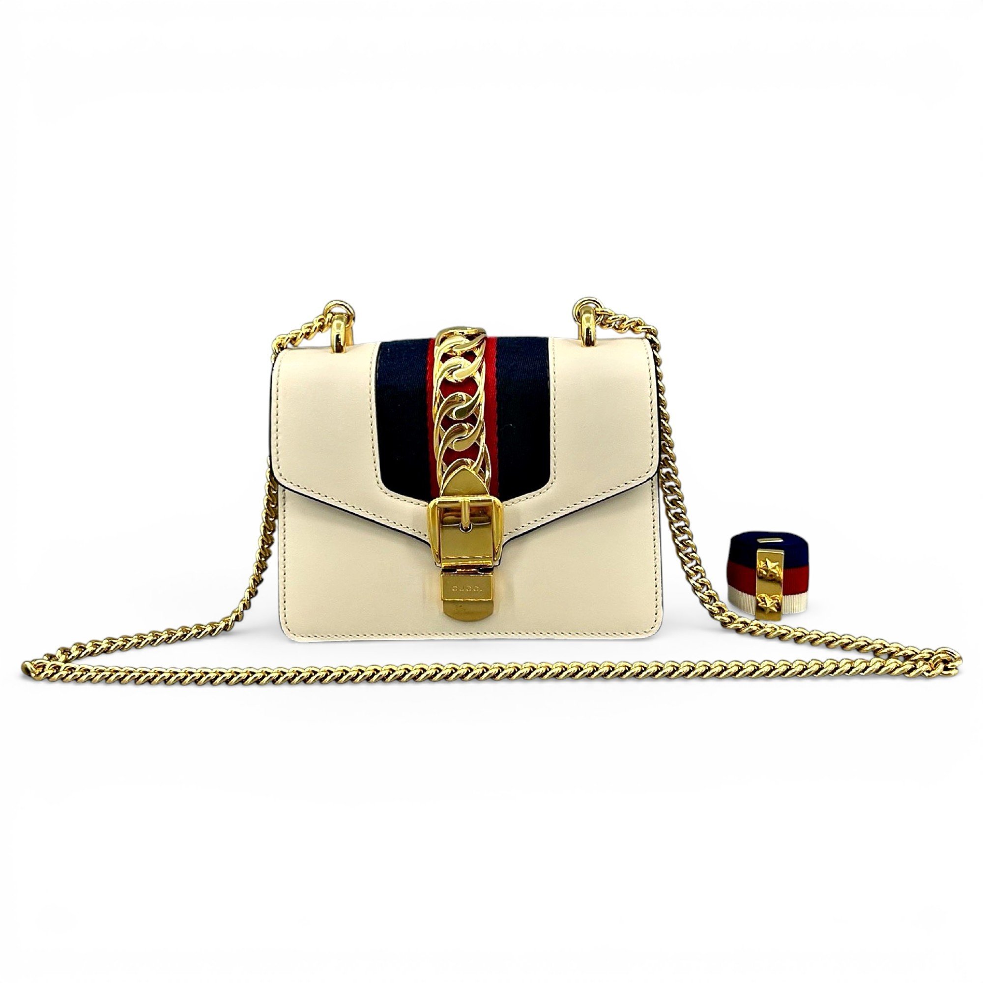 Sylvie Flap Chain leather handbag