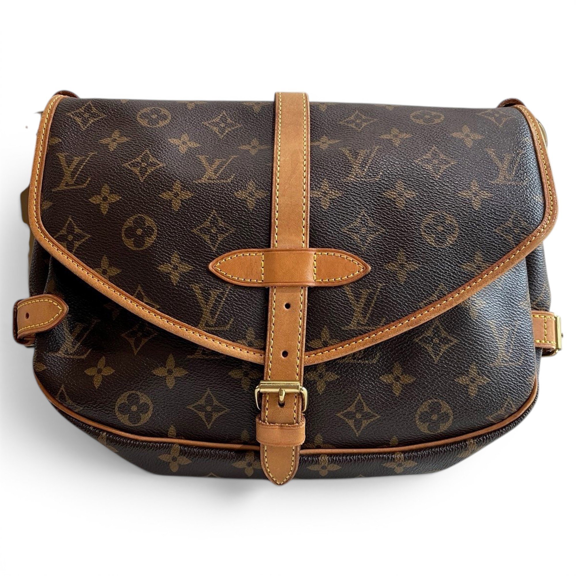 Saumur vinyl crossbody bag