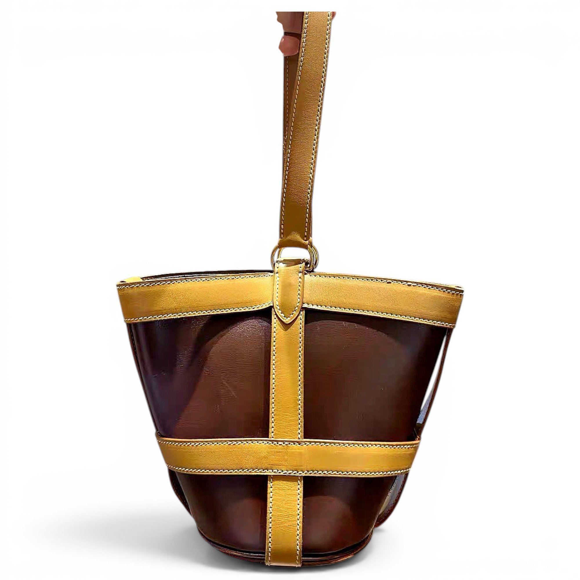 Leather handbag