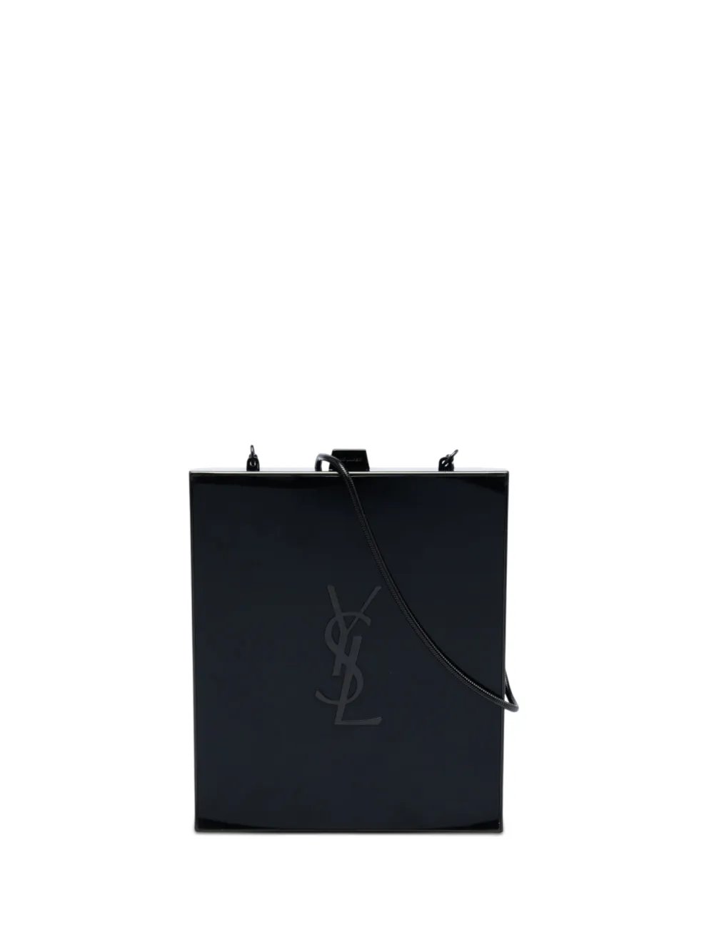 2017 Acrylic Tuxedo Box Clutch on Chain crossbody bag