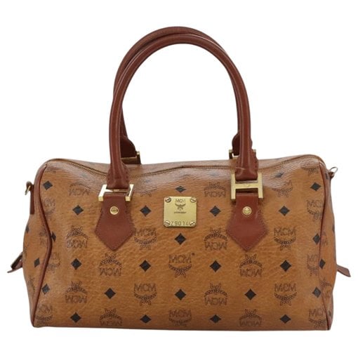 Boston leather bowling bag