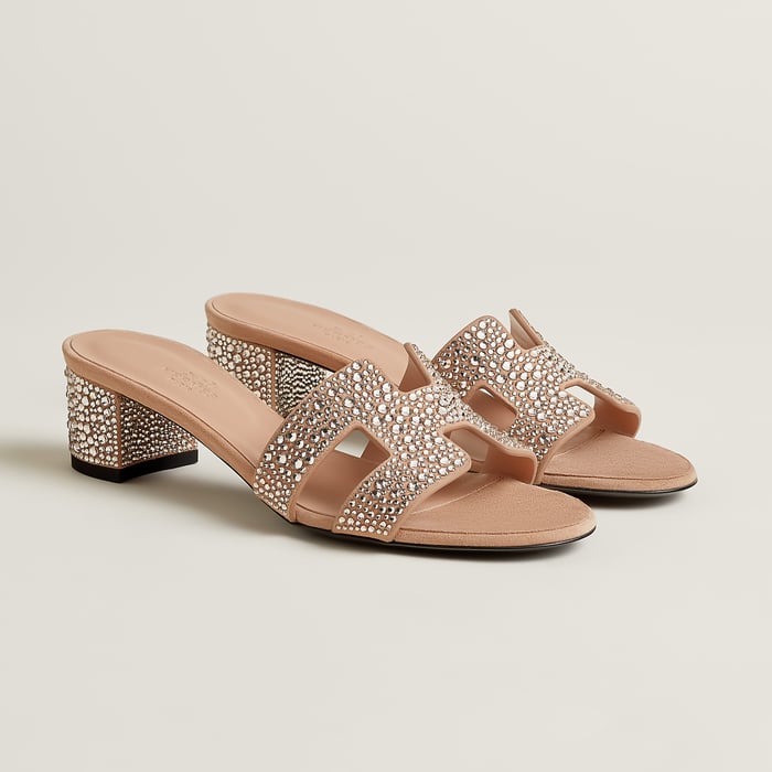 Beige Perlino Oasis Sandal