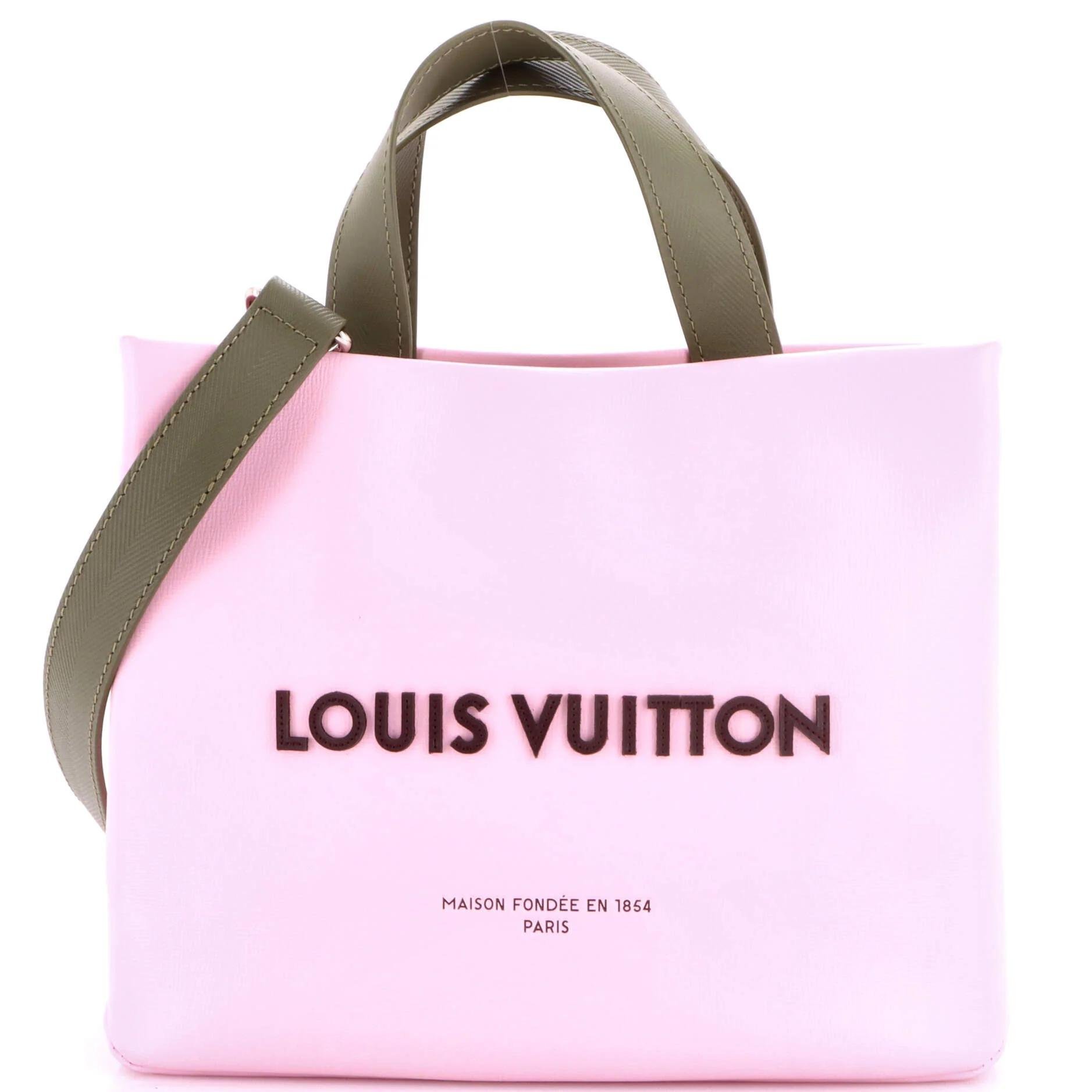 Leather tote