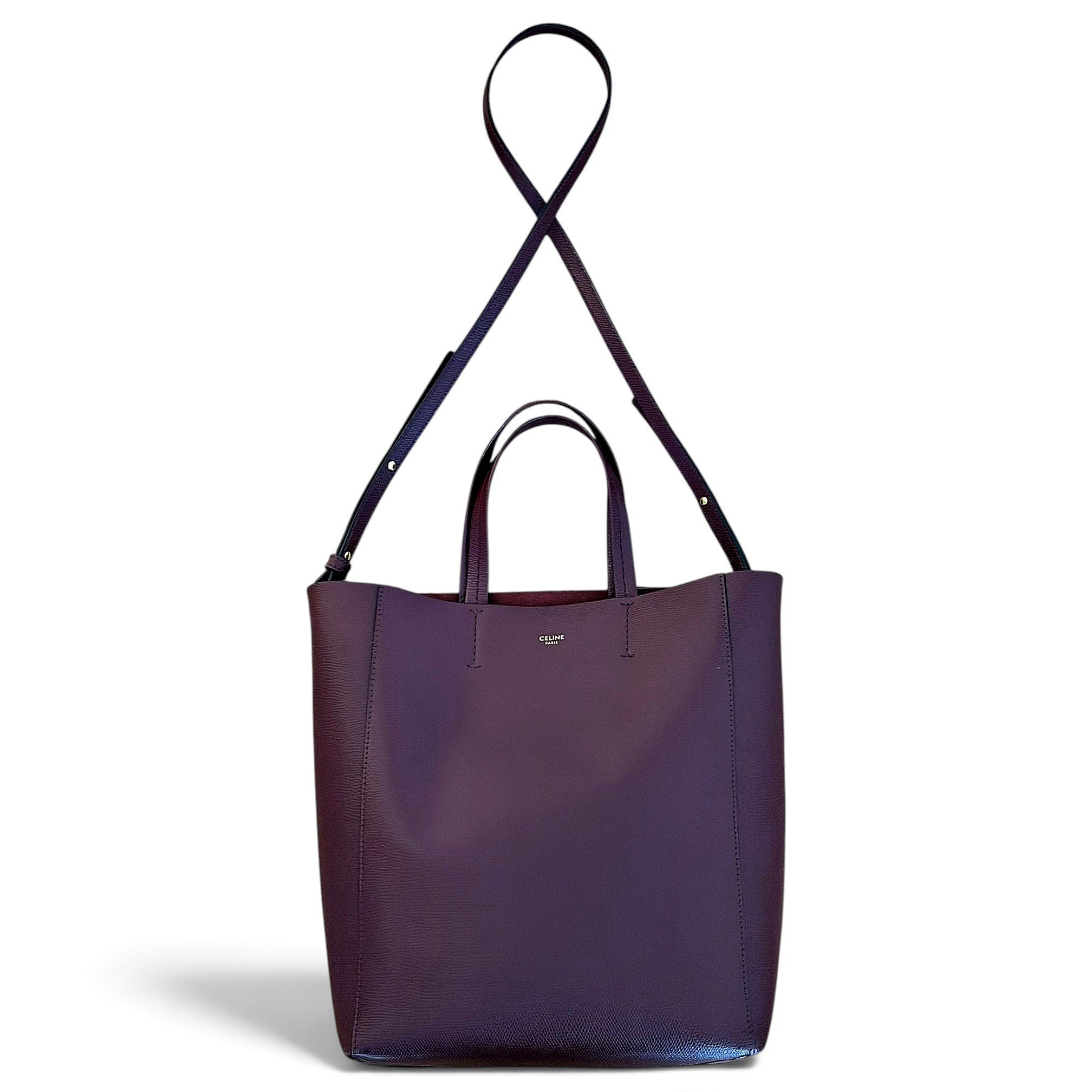 Cabas leather crossbody bag