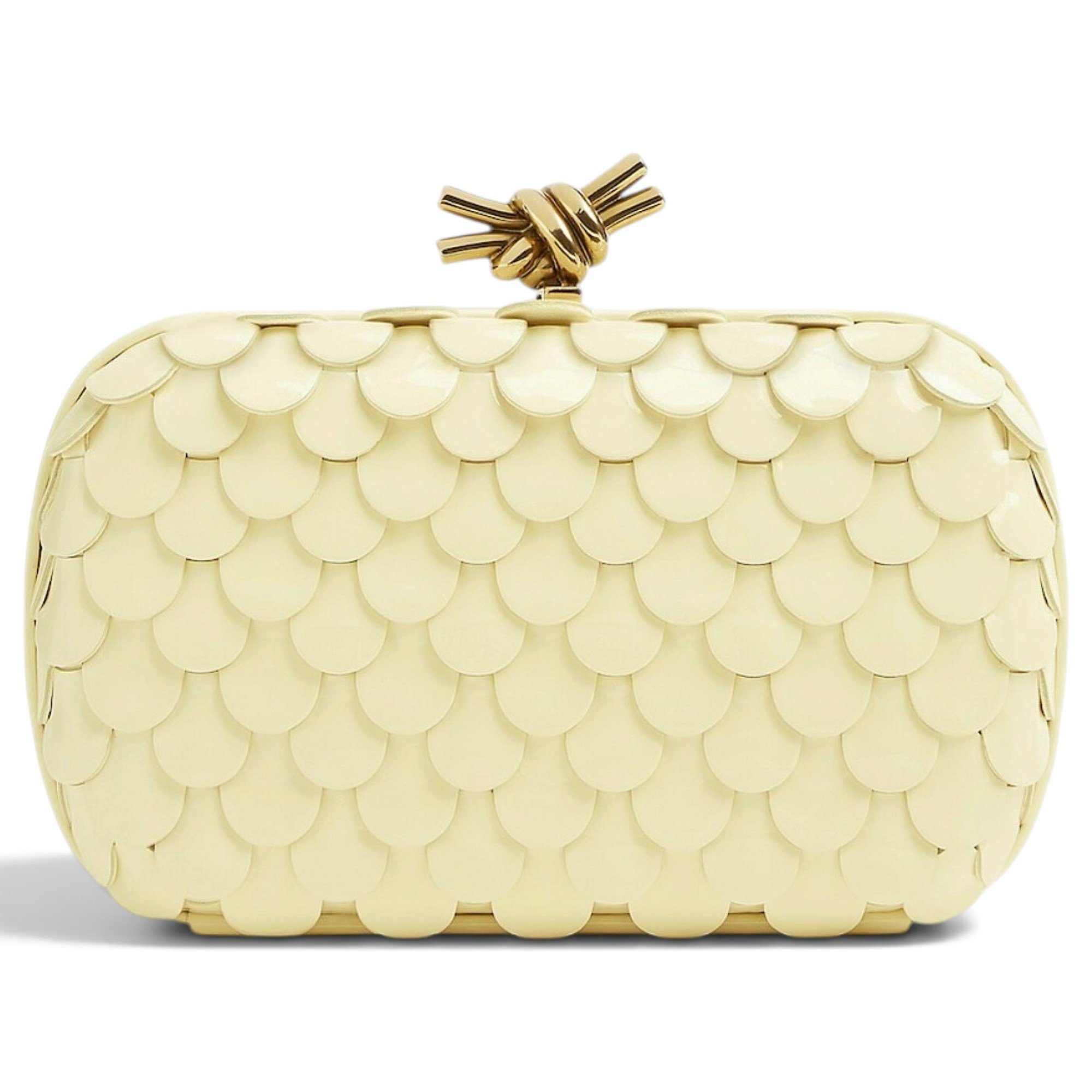 Pochette Knot leather clutch bag