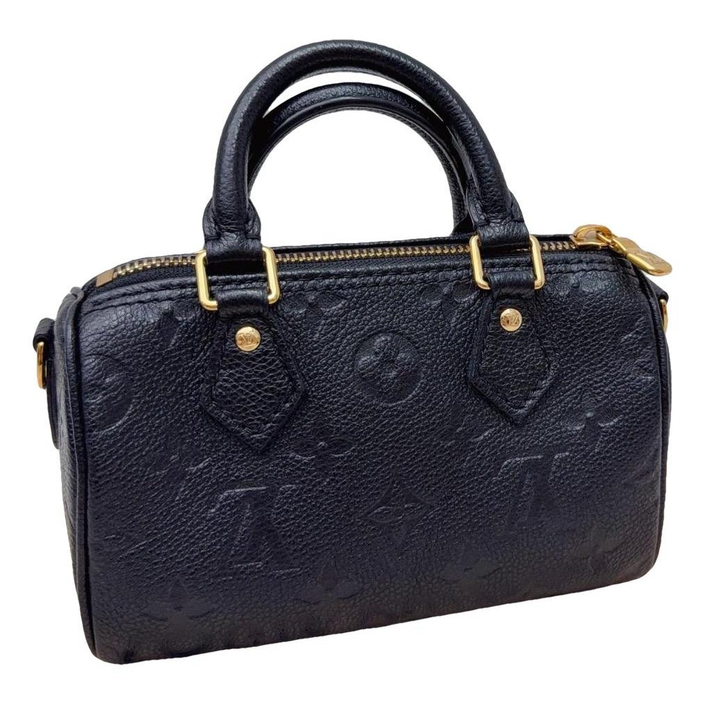 Speedy leather handbag
