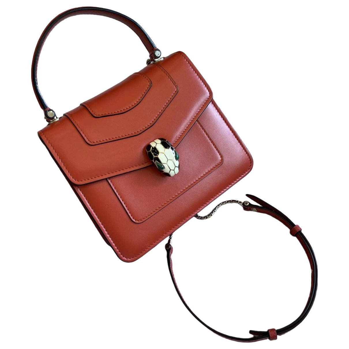 Serpenti leather crossbody bag