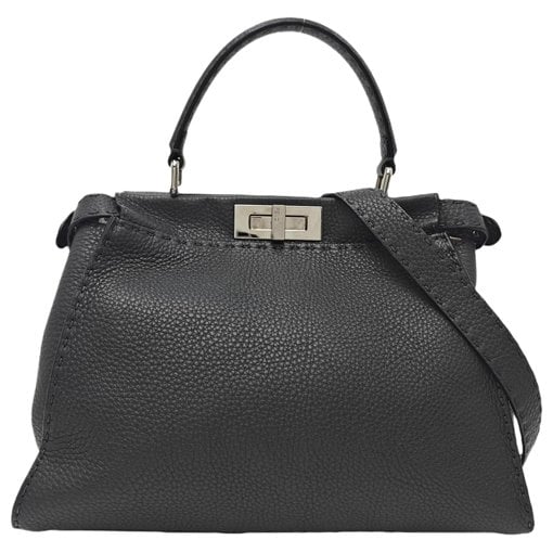 Peekaboo leather handbag