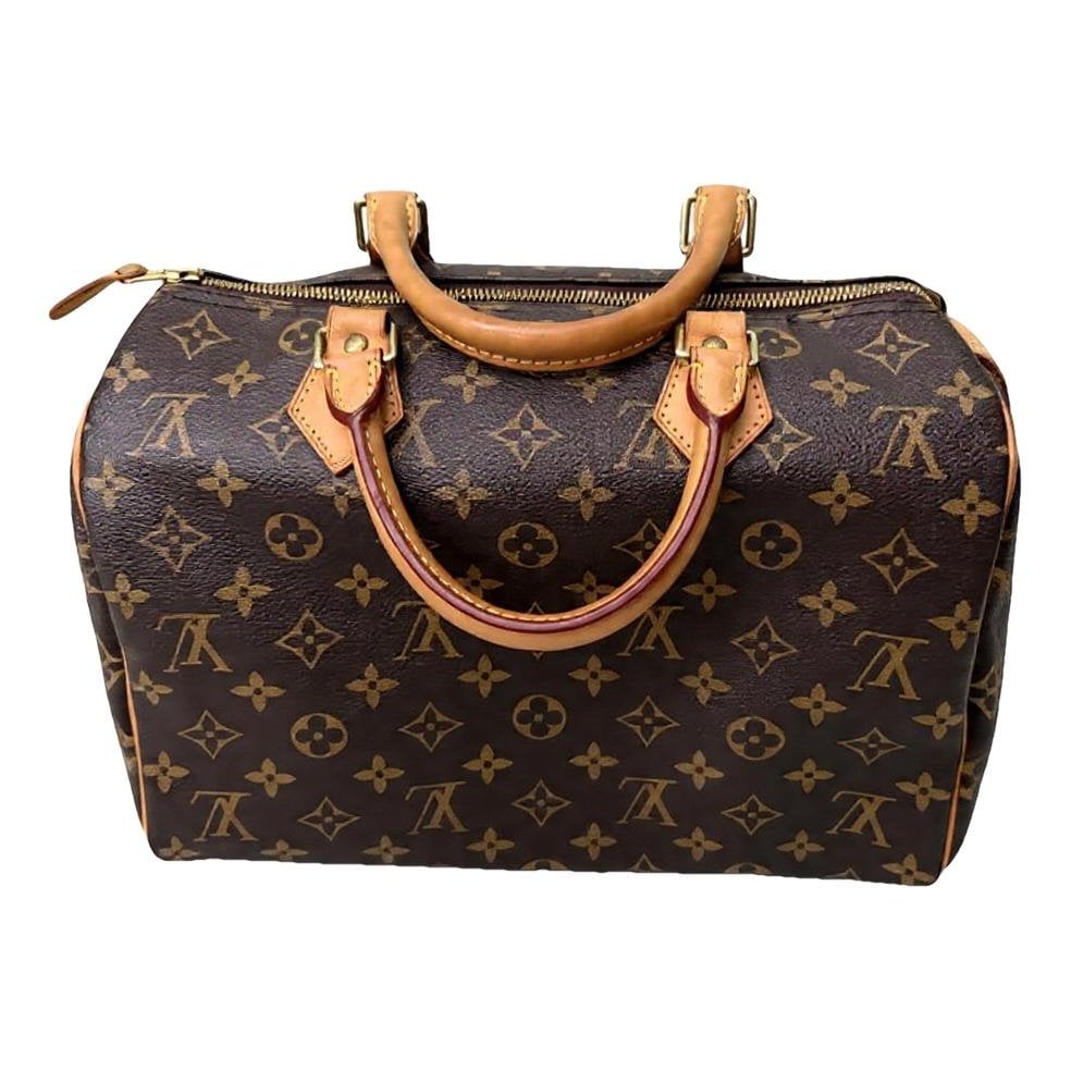 Speedy leather handbag