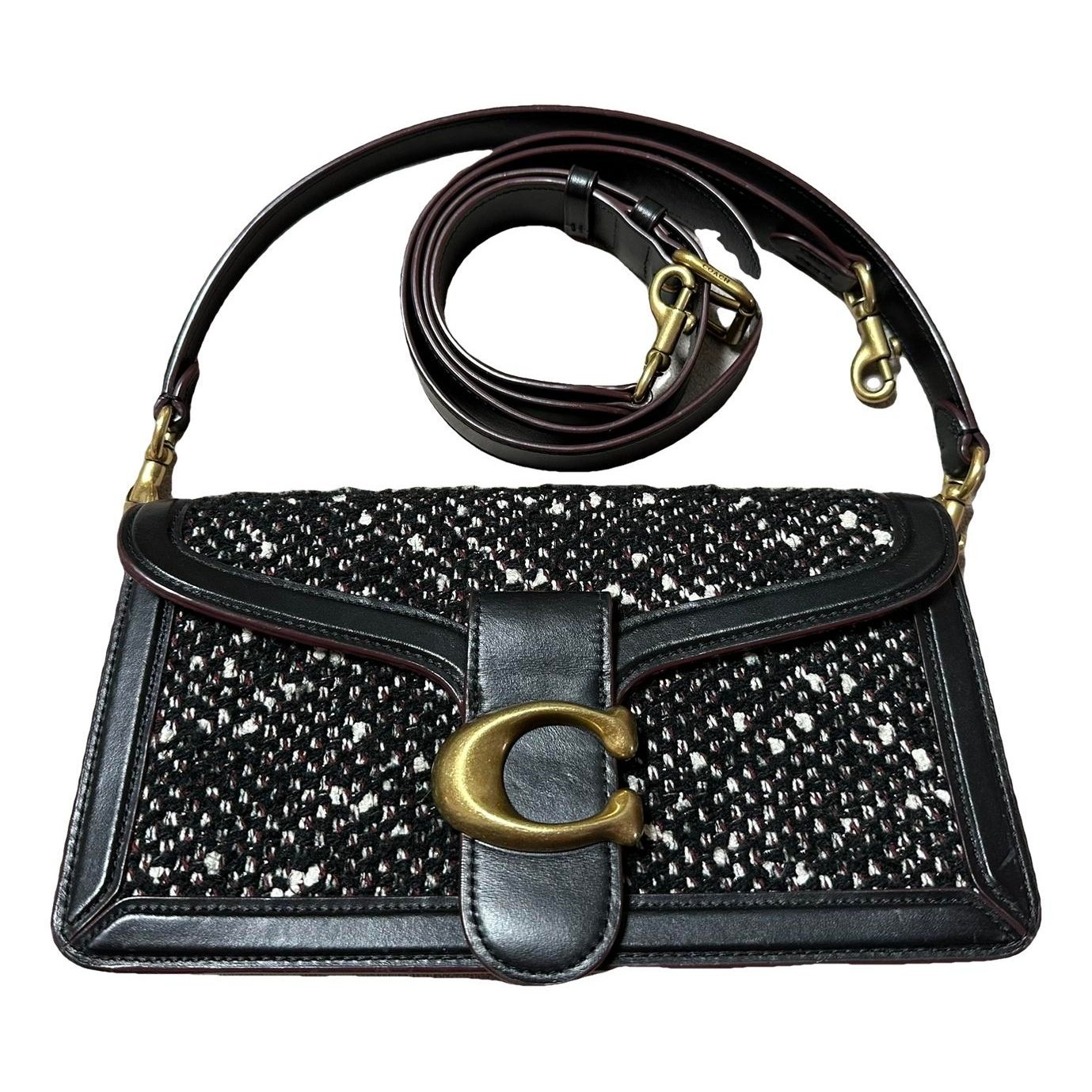 Tabby tweed handbag