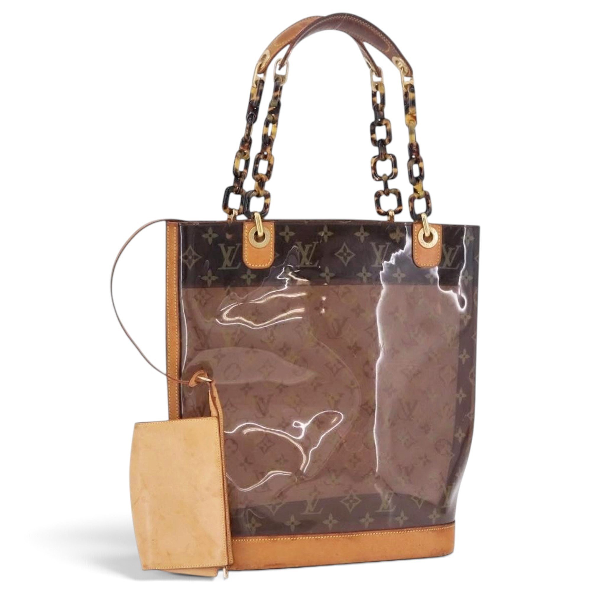 Ambre vinyl handbag