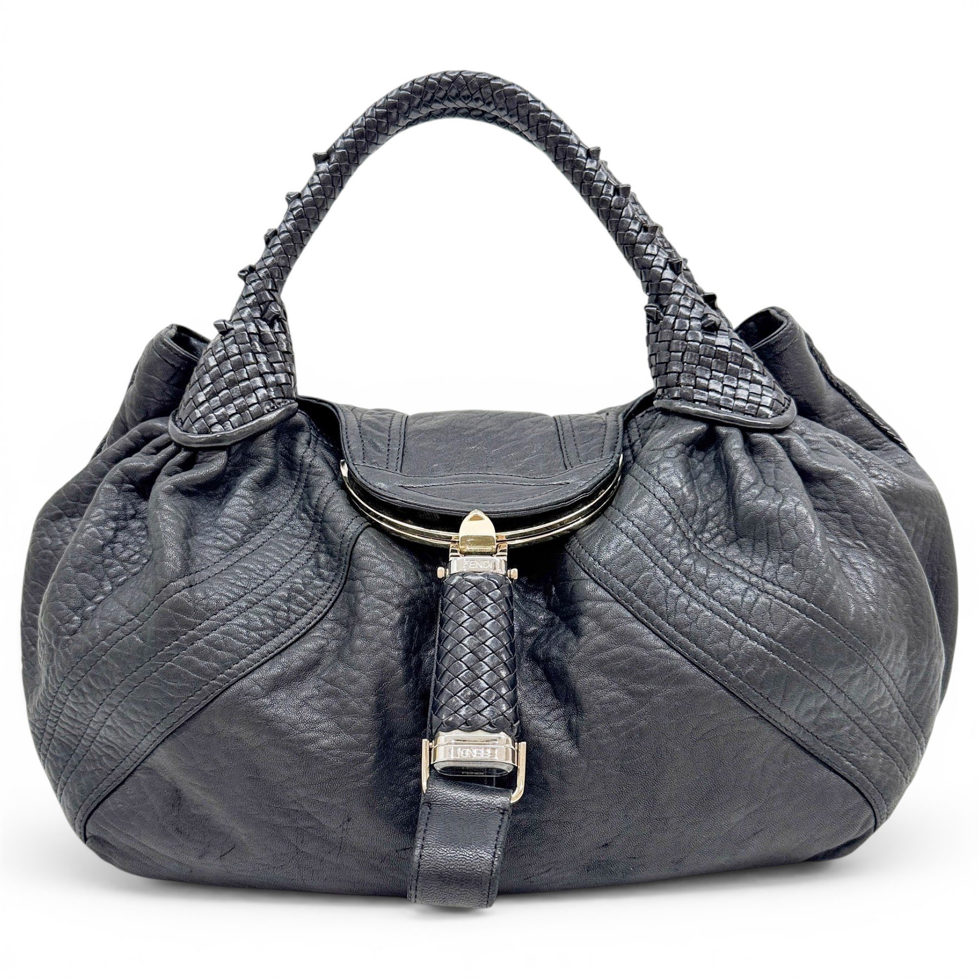 Spy leather handbag