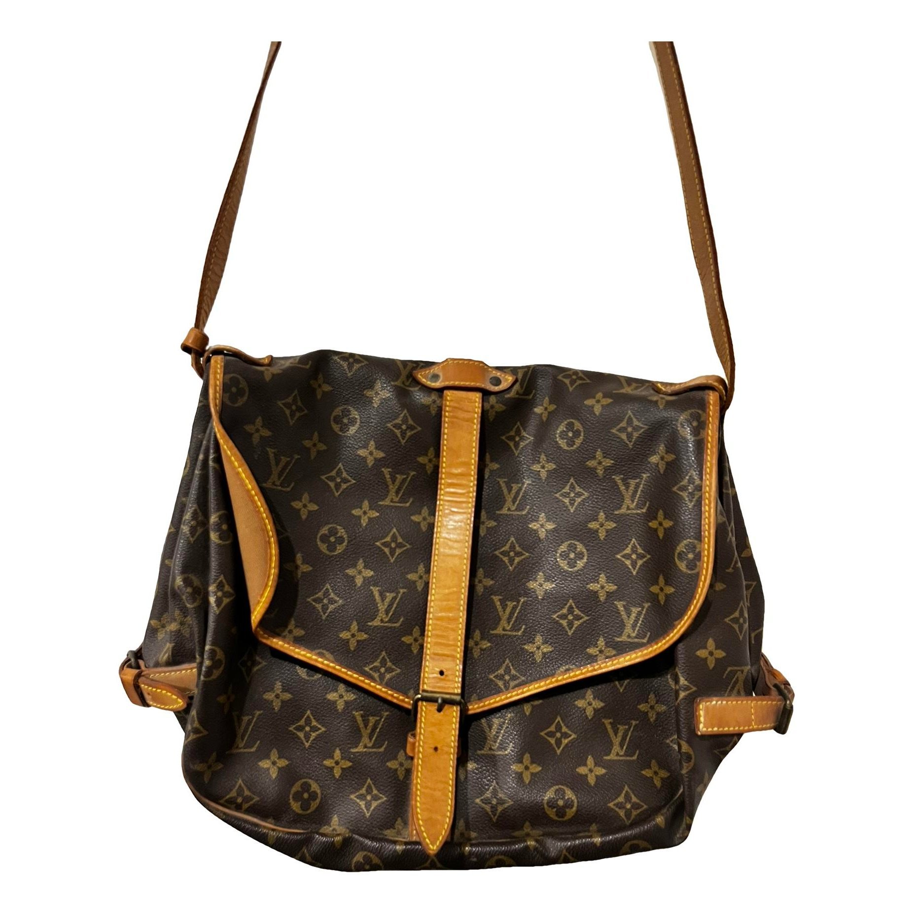 Saumur leather crossbody bag