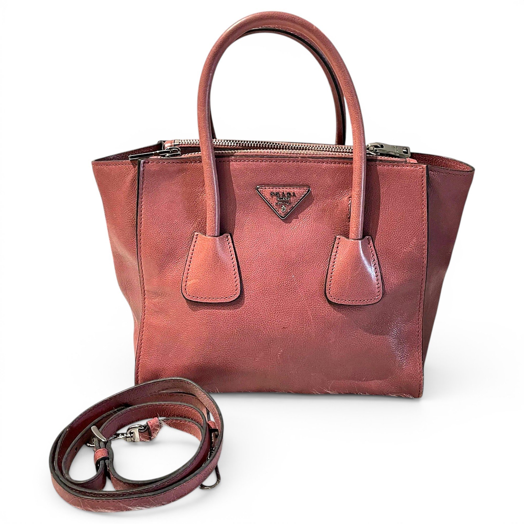 Paradigme leather crossbody bag