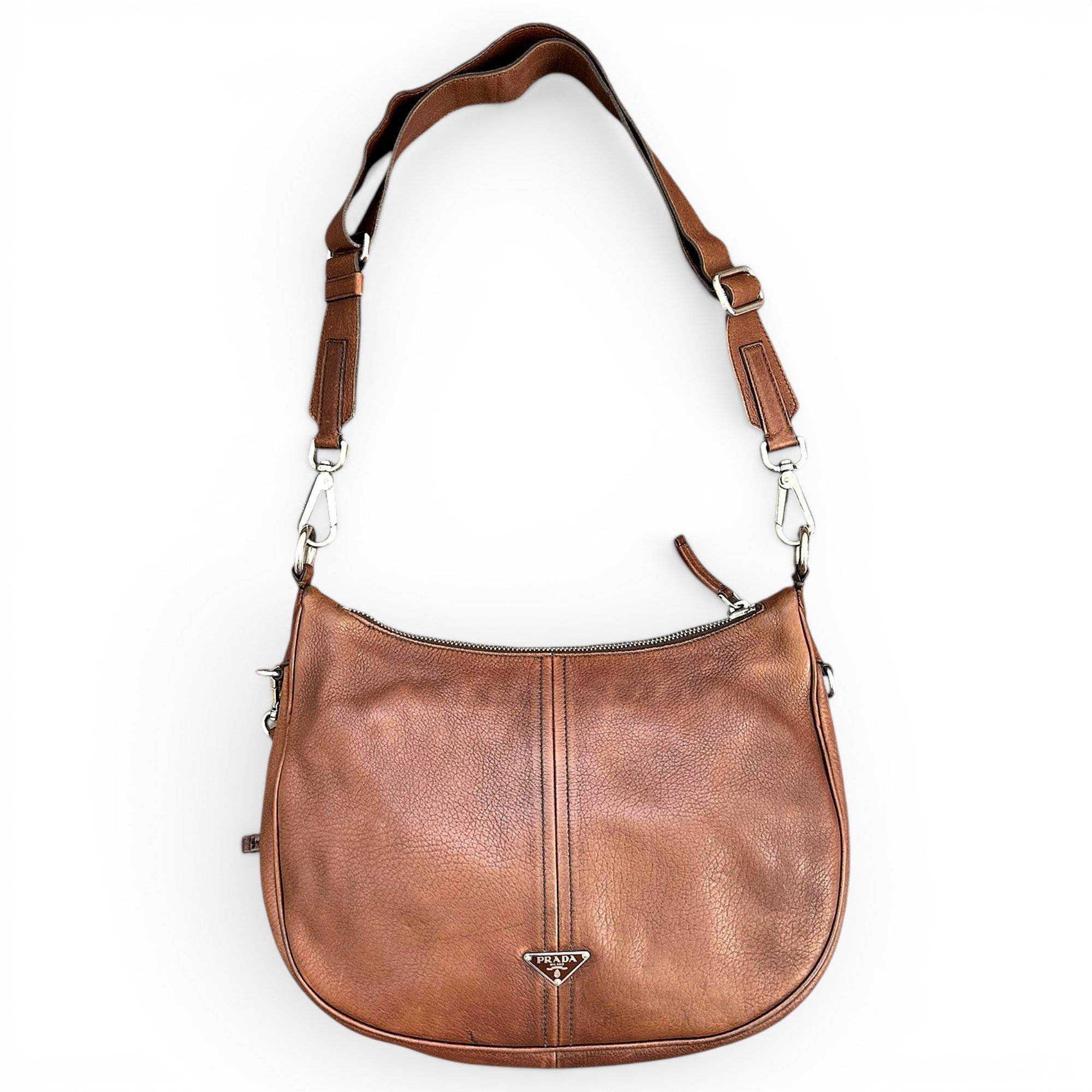 Moon leather handbag
