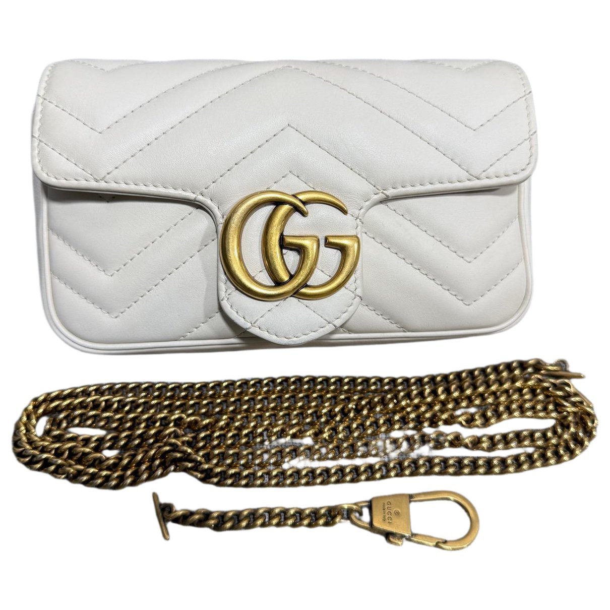 GG Marmont Flap leather handbag