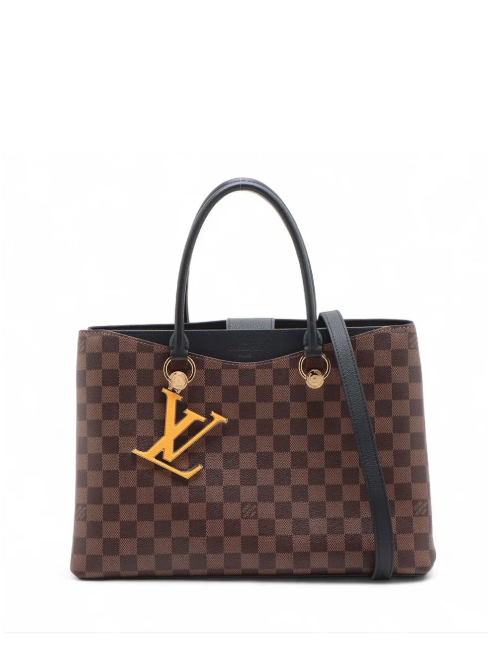 2019-2020 Damier Ebene Riverside satchel