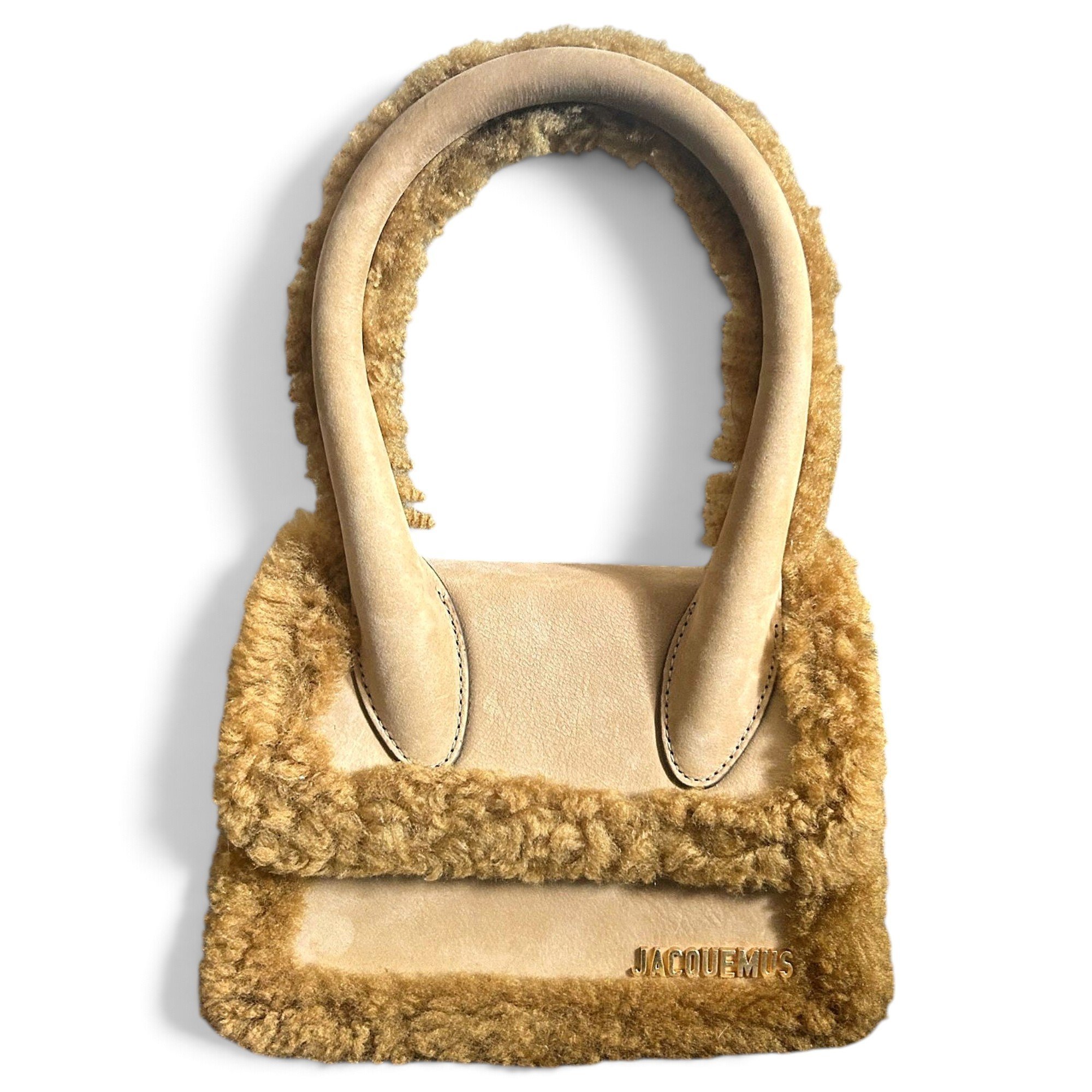 Le Chiquito Moyen faux fur handbag