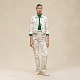 Pantalon droit imprimé « Porte-Bonheur Bandana »