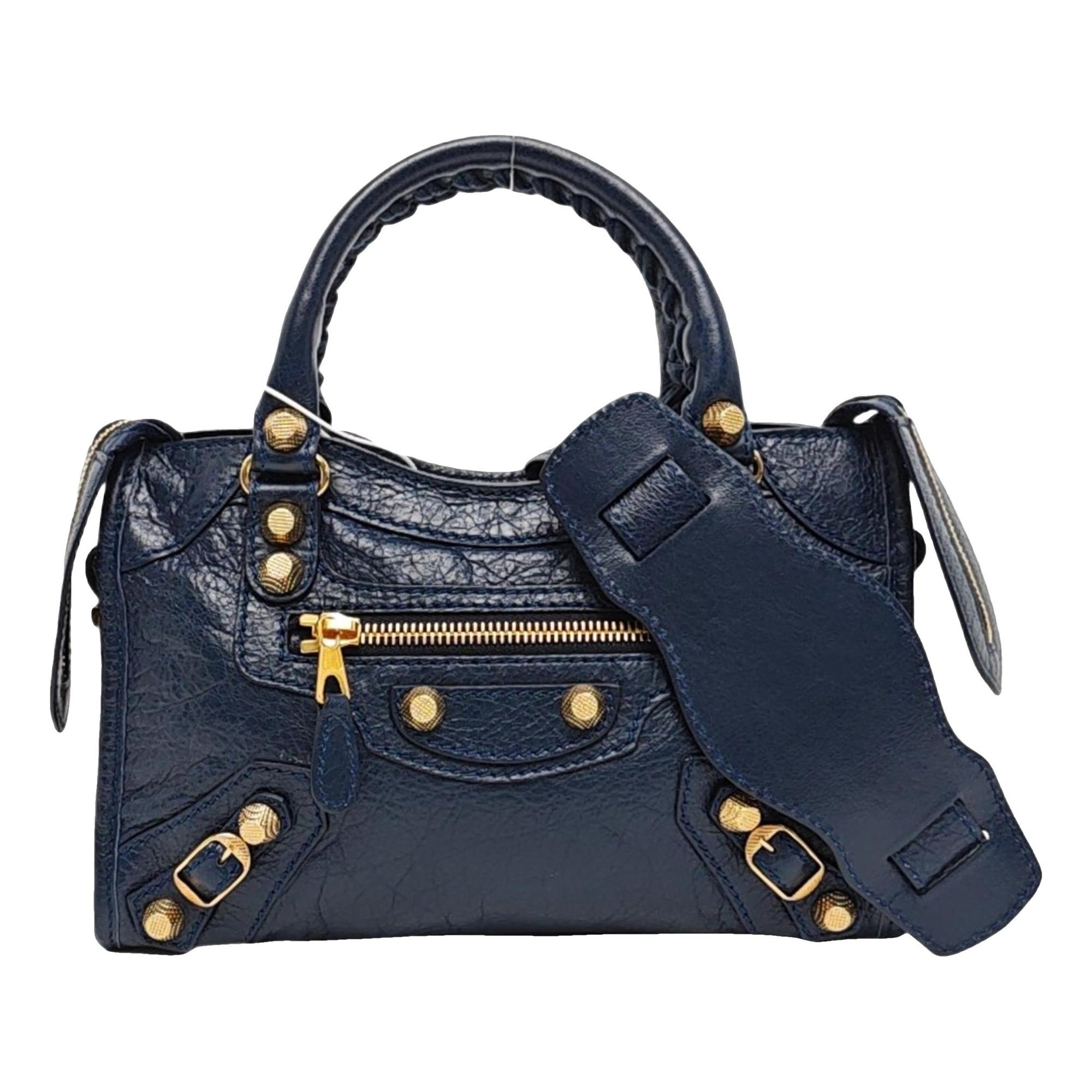 City leather crossbody bag