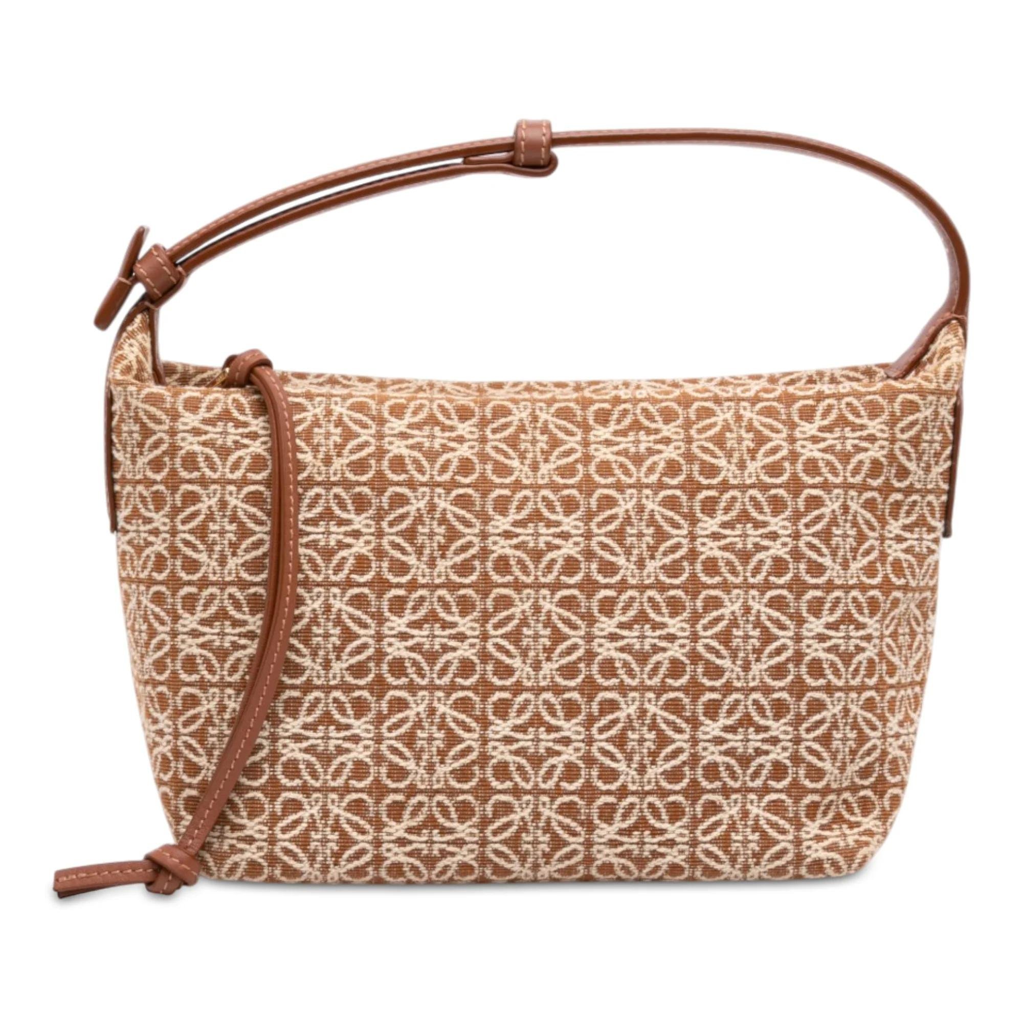 Anagram pony-style calfskin handbag