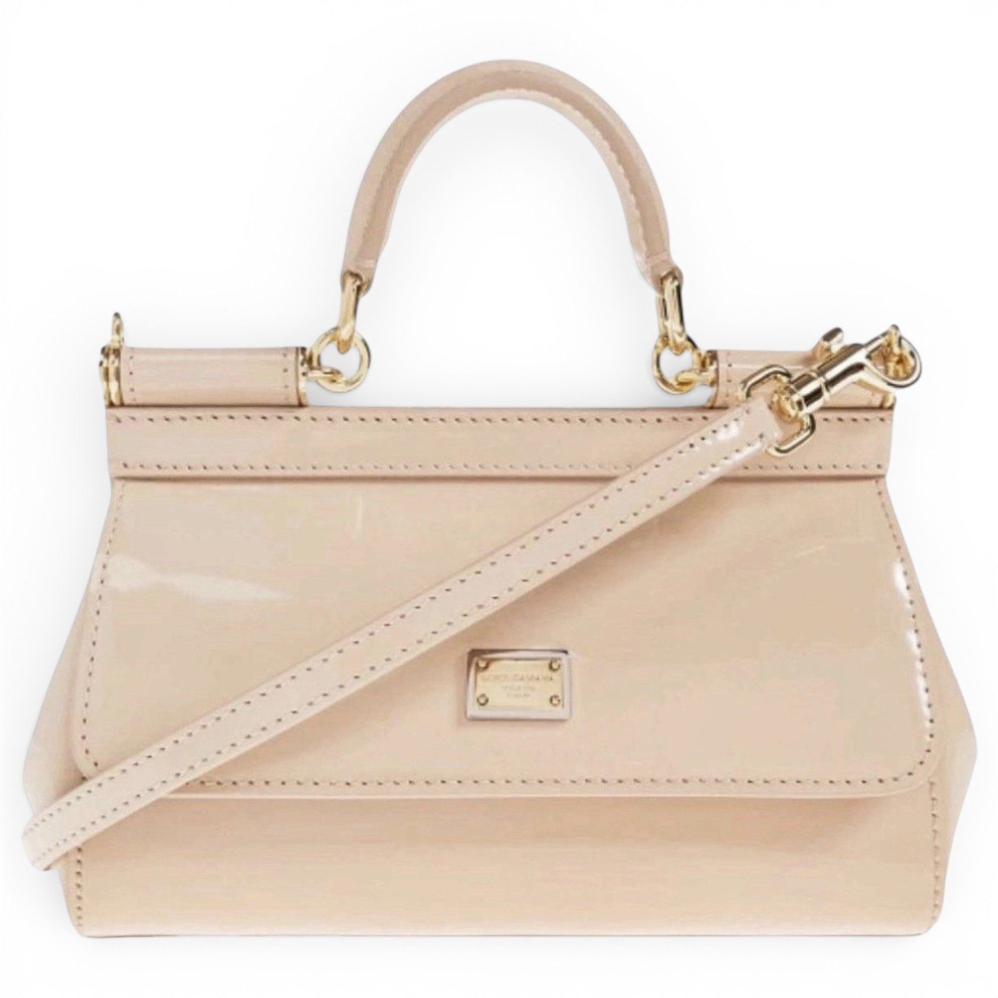 Sicily patent leather handbag
