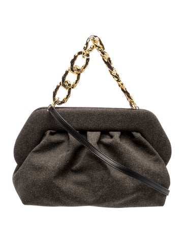 Themoire Top Handle Bag