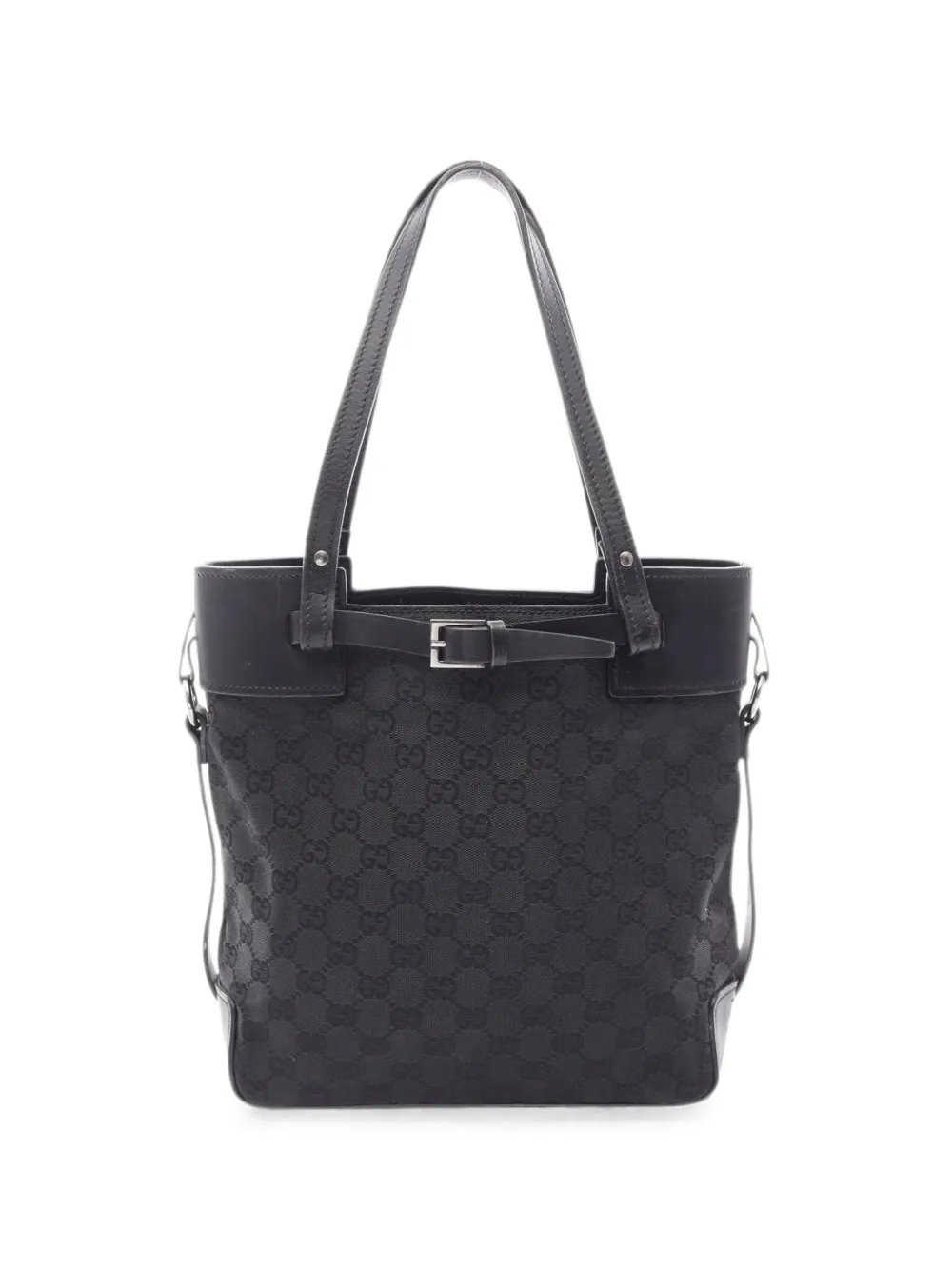 2000s GG canvas tote bag