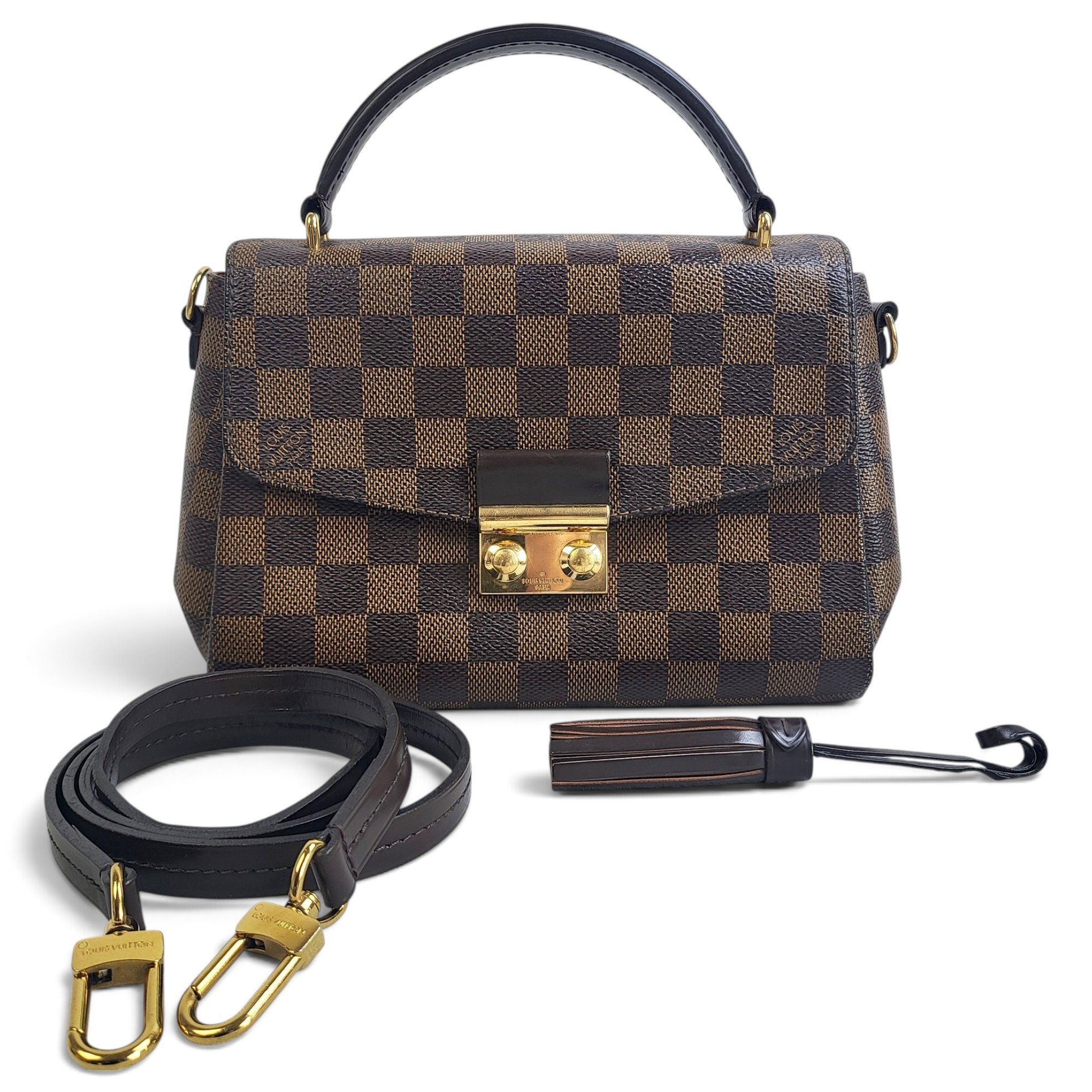 Croisette leather handbag