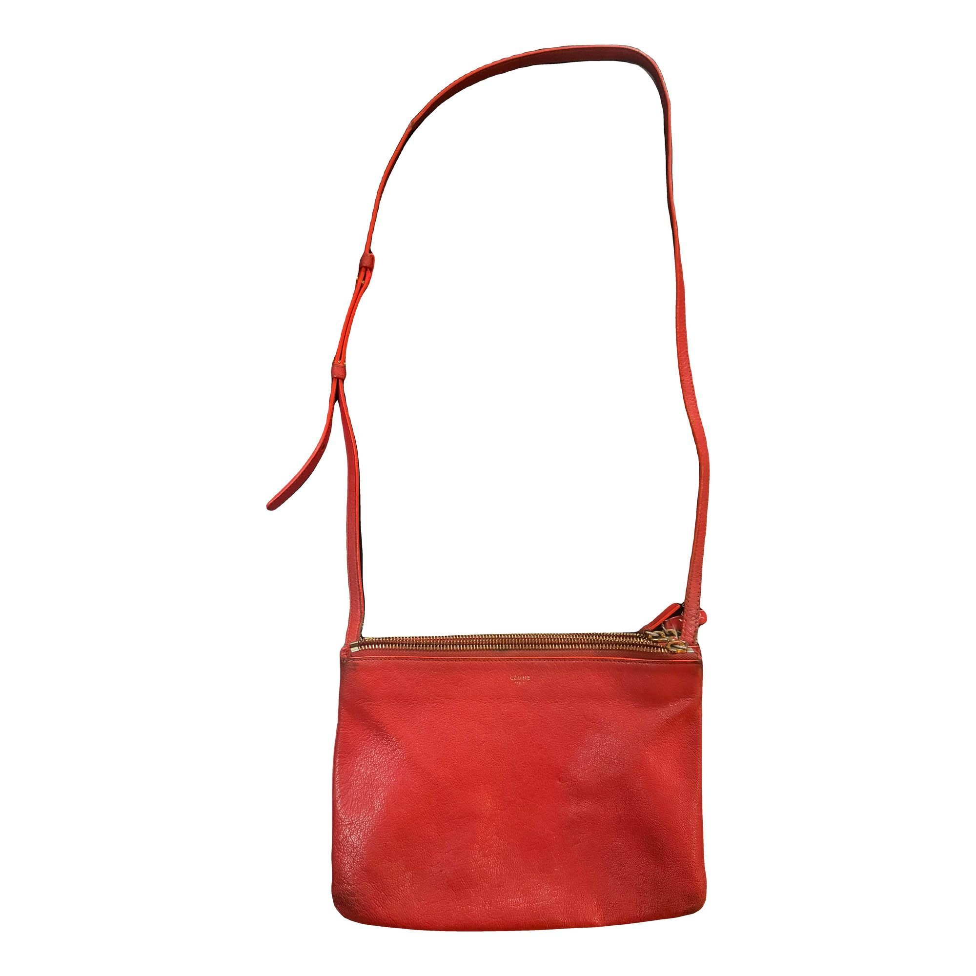Trio leather crossbody bag