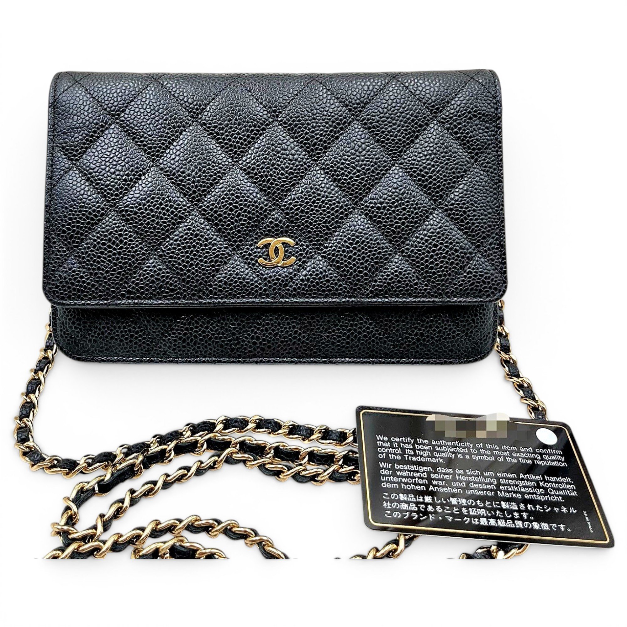Wallet On Chain Timeless/Classique leather bag
